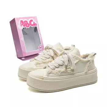 Кеды, скейтборд обувь женская низкая Abcio, белый