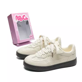 Кеды, скейтборд обувь женская низкая Abcio, серебряный