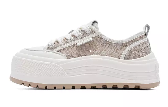 Кеды, скейтборд обувь женская низкая абрикос Eblan, цвет Apricot