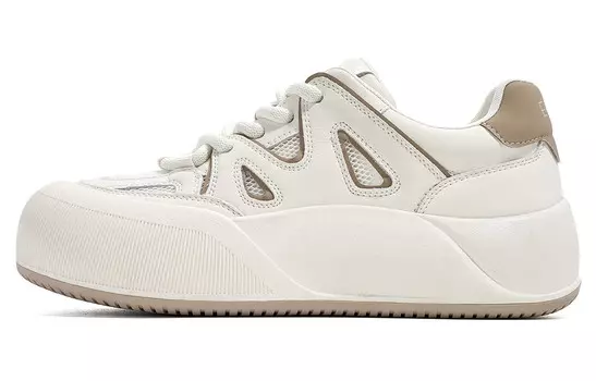 Кеды, скейтборд обувь женская низкая абрикос Eblan, цвет Apricot