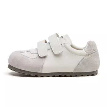 Кеды, скейтборд обувь женская низкая Agsdon, серебряный