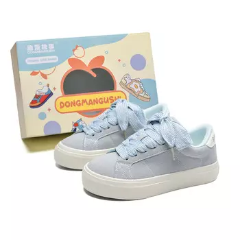 Кеды, скейтборд обувь женская низкая Anime Story, цвет Cherry Blossom Pink