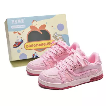 Кеды, скейтборд обувь женская низкая Anime Story, серый