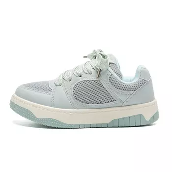 Кеды, скейтборд обувь женская низкая Anime Story, серебряный