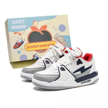 Кеды, скейтборд обувь женская низкая Anime Story, белый/черный