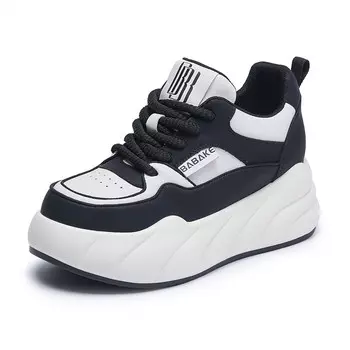 Кеды, скейтборд обувь женская низкая Babak, бежевый/черный