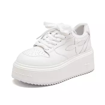 Кеды, скейтборд обувь женская низкая Babak, серебряный