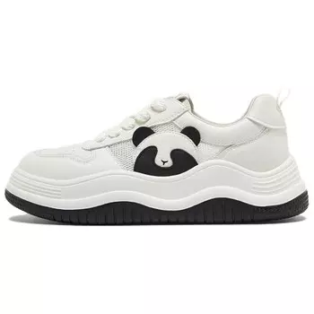 Кеды, скейтборд обувь женская низкая Basto, бежевый/черный