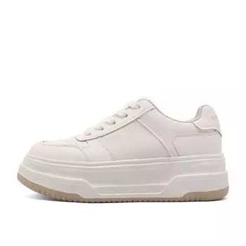 Кеды, скейтборд обувь женская низкая Belle, бежевый