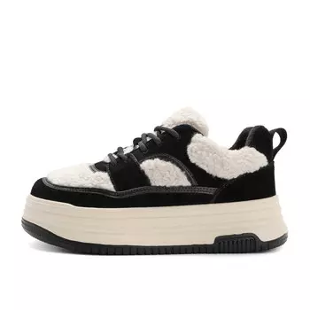 Кеды, скейтборд обувь женская низкая Belle, черный