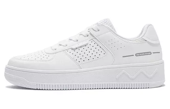 Кеды, скейтборд обувь женская низкая белый 361°