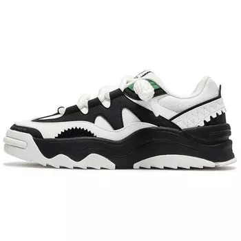 Кеды, скейтборд обувь женская низкая белый/черный 361°