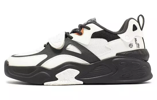 Кеды, скейтборд обувь женская низкая белый/черный 361°