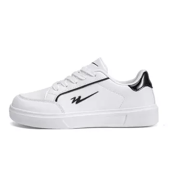 Кеды, скейтборд обувь женская низкая белый/черный Double Star 88