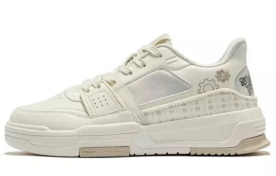 Кеды, скейтборд обувь женская низкая белый Erke