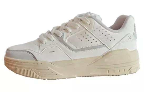 Кеды, скейтборд обувь женская низкая белый Erke