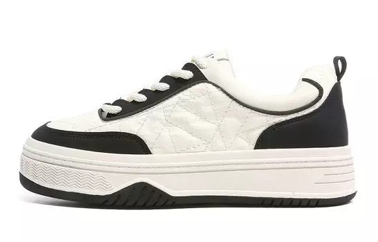 Кеды, скейтборд обувь женская низкая белый Exull Q