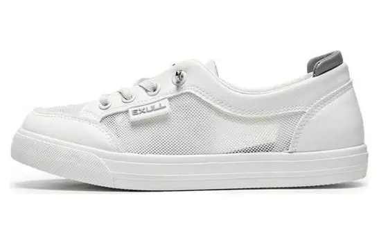Кеды, скейтборд обувь женская низкая белый Exull Q
