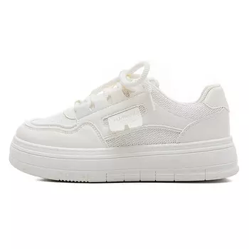 Кеды, скейтборд обувь женская низкая белый Huanqiu