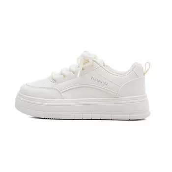 Кеды, скейтборд обувь женская низкая белый Huanqiu