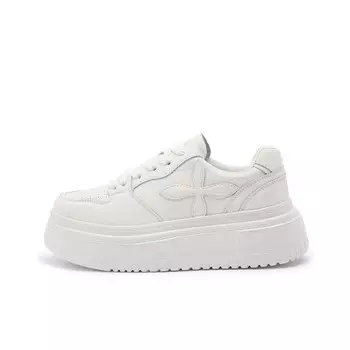 Кеды, скейтборд обувь женская низкая белый Mxgm