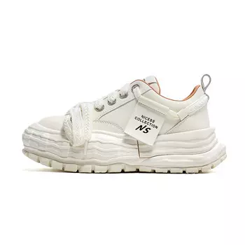 Кеды, скейтборд обувь женская низкая белый Nicess