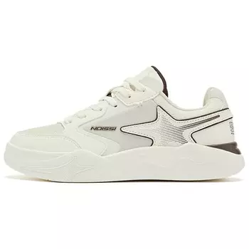 Кеды, скейтборд обувь женская низкая белый Qiaodan