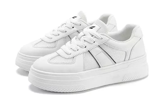 Кеды, скейтборд обувь женская низкая белый Red Dragonfly