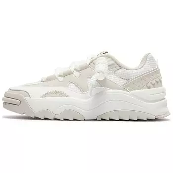 Кеды, скейтборд обувь женская низкая белый рис 361°