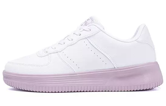 Кеды, скейтборд обувь женская низкая белый/розовый грязная пудра 361°