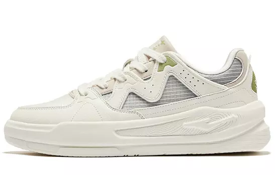 Кеды, скейтборд обувь женская низкая белый/серый Erke