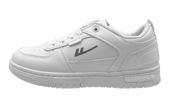 Кеды, скейтборд обувь женская низкая белый серый Warrior