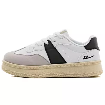 Кеды, скейтборд обувь женская низкая Белый Серый Черный Warrior