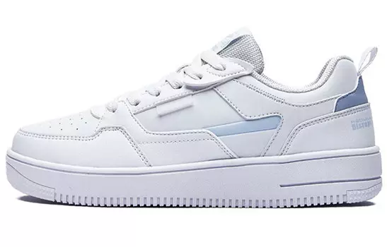 Кеды, скейтборд обувь женская низкая белый/синий Erke