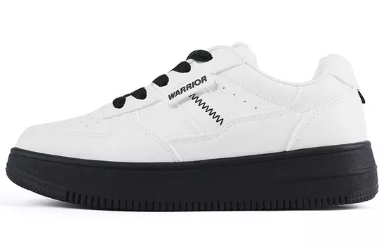 Кеды, скейтборд обувь женская низкая белый Warrior