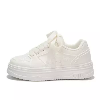 Кеды, скейтборд обувь женская низкая бежевая Binya