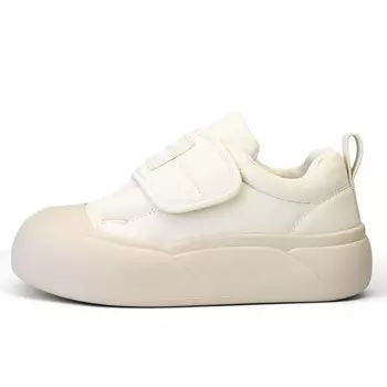 Кеды, скейтборд обувь женская низкая бежевая Deerway