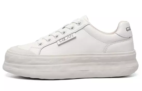 Кеды, скейтборд обувь женская низкая бежевая Eblan