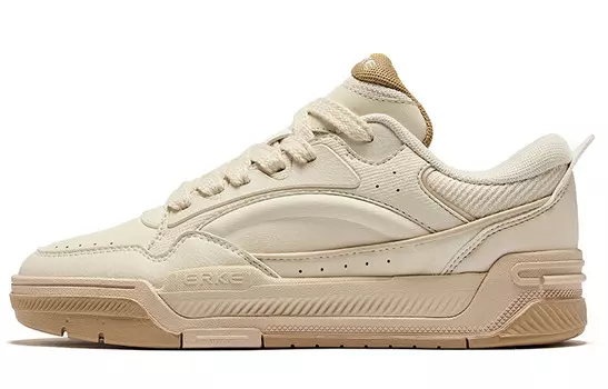 Кеды, скейтборд обувь женская низкая бежевая Erke