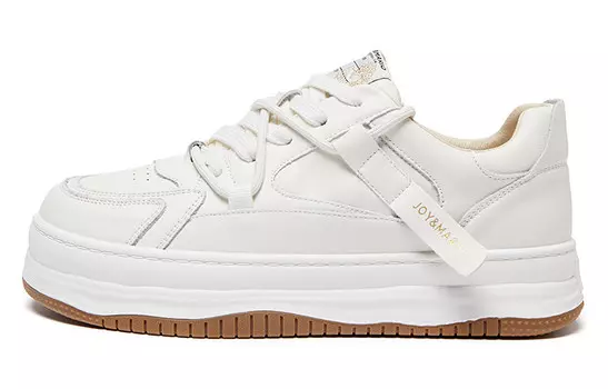 Кеды, скейтборд обувь женская низкая бежевая Joy&Mario