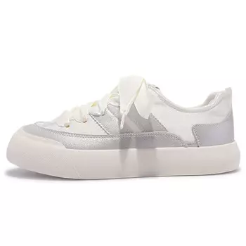 Кеды, скейтборд обувь женская низкая бежевая Miss Zhang