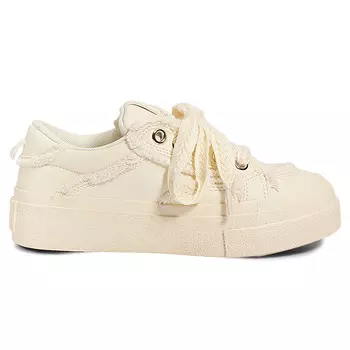 Кеды, скейтборд обувь женская низкая бежевая Mktkm