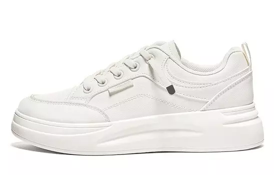 Кеды, скейтборд обувь женская низкая бежевая Warrior