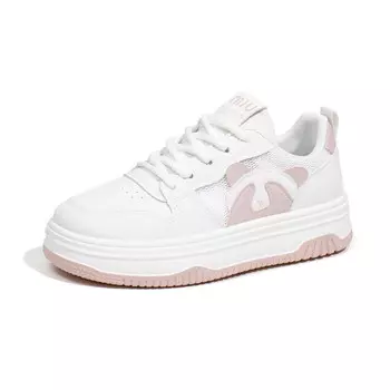 Кеды, скейтборд обувь женская низкая Bingo Duck, бежевый/хаки