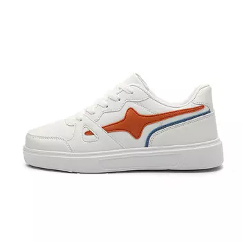 Кеды, скейтборд обувь женская низкая Black-Tailed Deer, белый/черный