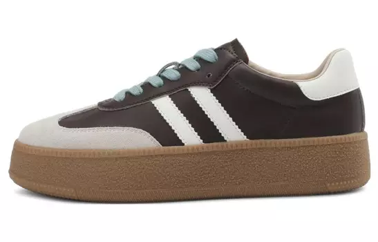 Кеды, скейтборд обувь женская низкая Boerdiqi, цвет Light Coffee