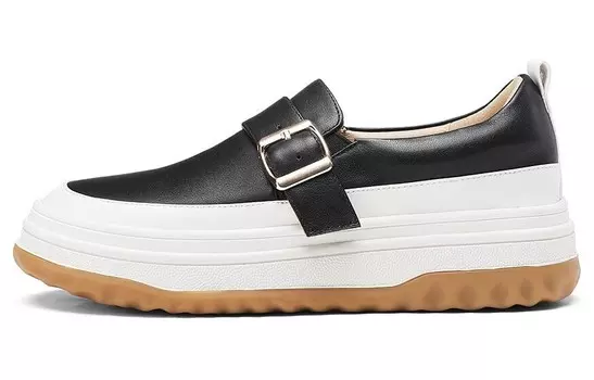 Кеды, скейтборд обувь женская низкая Bosssunwen, черный