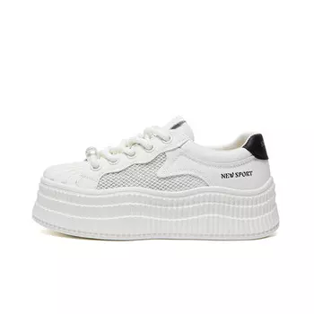 Кеды, скейтборд обувь женская низкая Bull Charm, черный