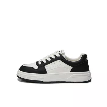 Кеды, скейтборд обувь женская низкая Bull Charm, бежевый/черный