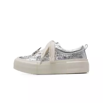 Кеды, скейтборд обувь женская низкая Cardanro, золотой